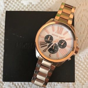 Michael Kors Oversize Bradshaw Gold-Tone Watch